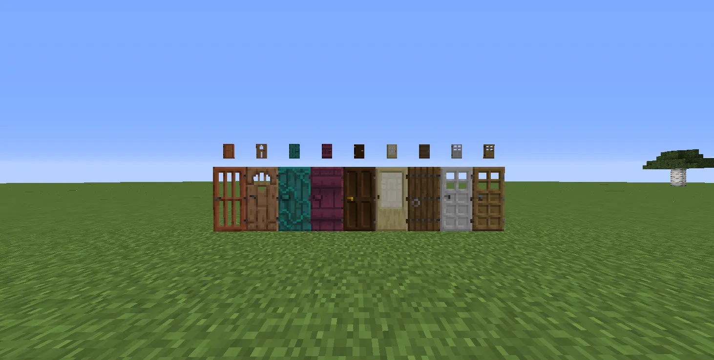 Uniform Doors, Текстуры, Minecraft