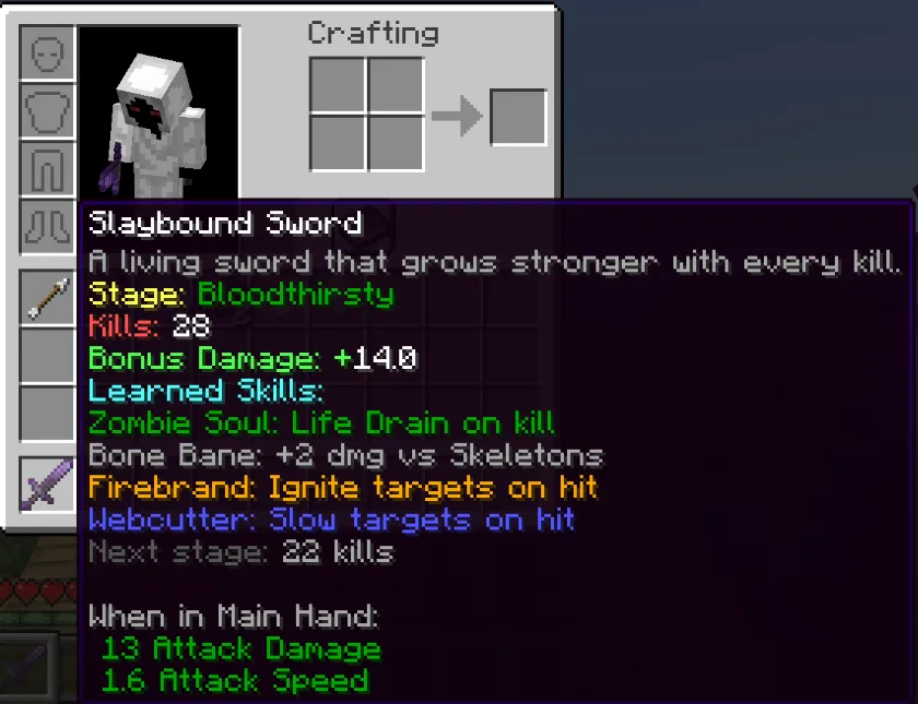 slaybound sword — скриншот 1 (Моды, Minecraft)