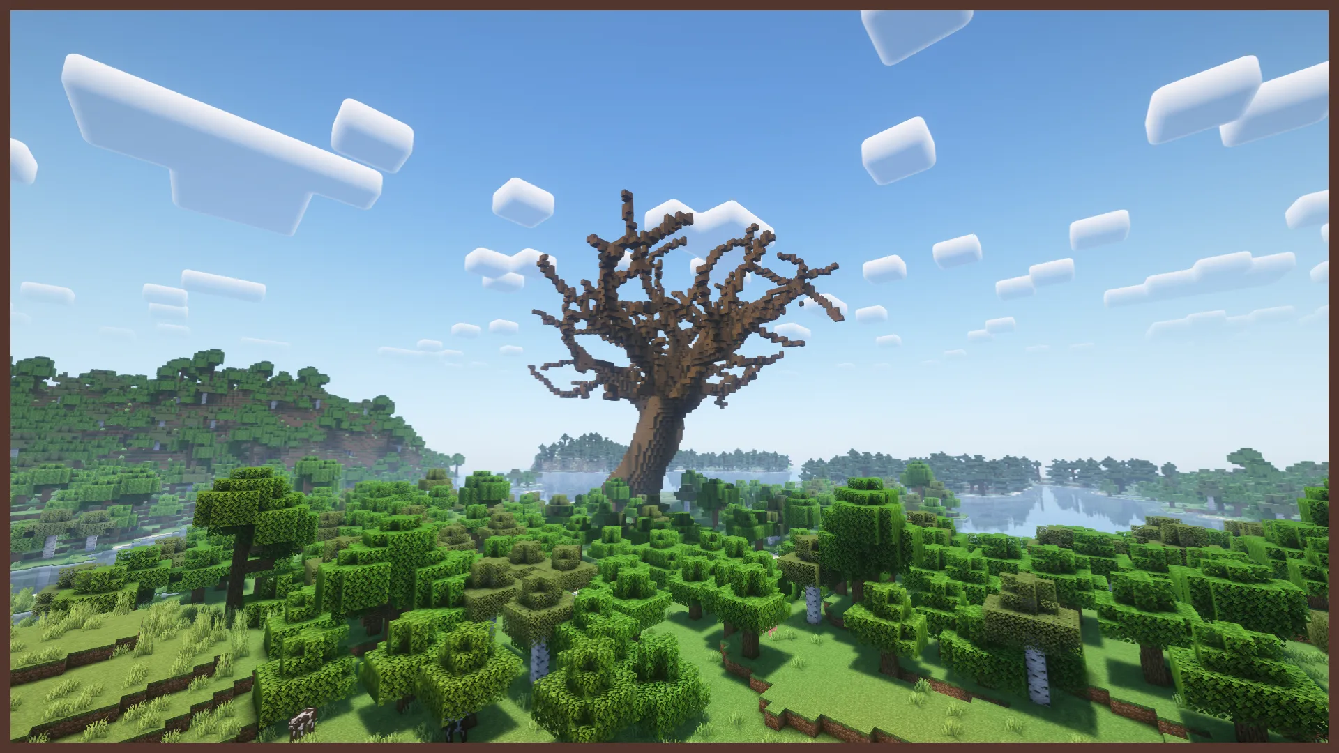 Giant Dead Oak Tree — скриншот 1 (Моды, Minecraft)