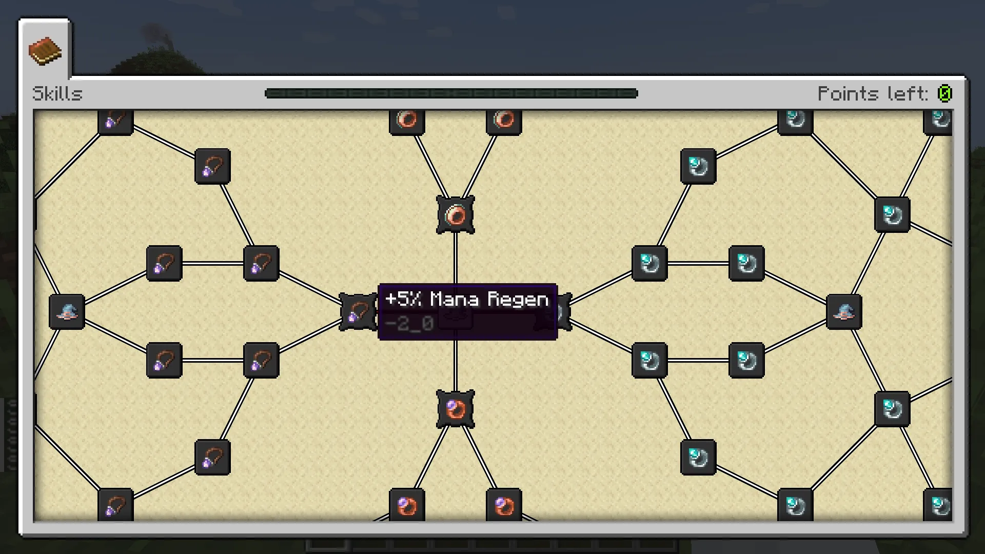 Unofficial Iron's Spells 'n Spellbooks Skill Tree — скриншот 4 (Моды, Minecraft)