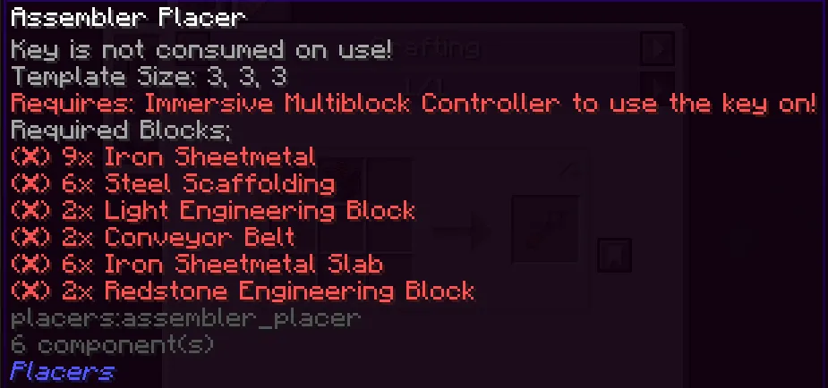 Placers - Immersive Engineering, Моды, Minecraft