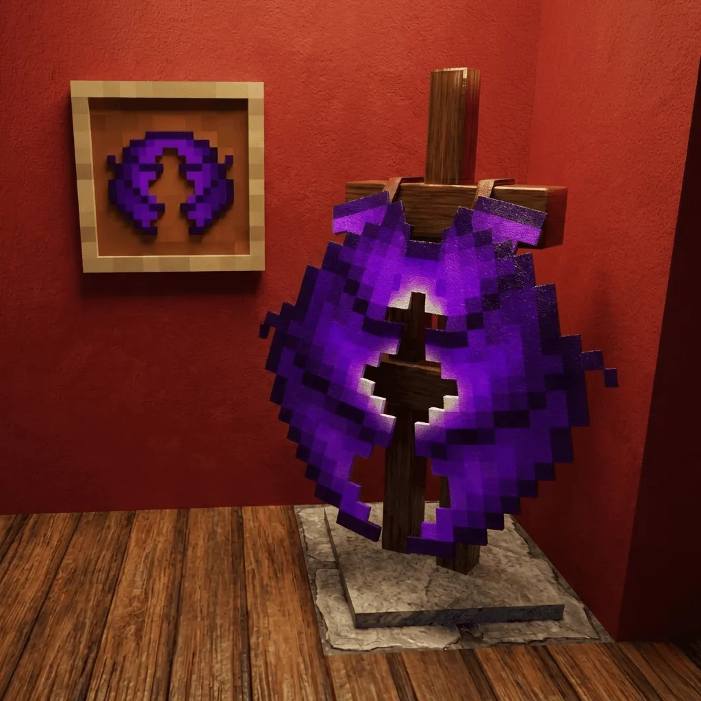 Purple Dragon Wings — скриншот 1 (Текстуры, Minecraft)