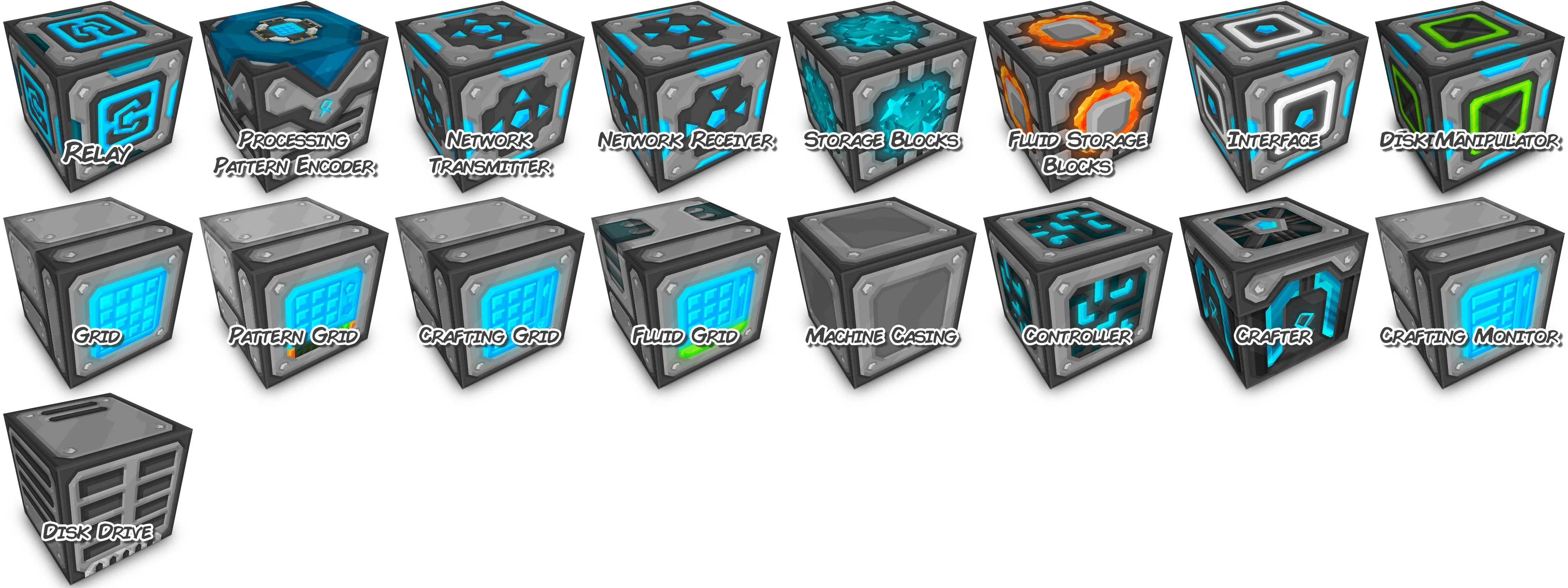 Refined Storage BDCraft, Текстуры, Minecraft