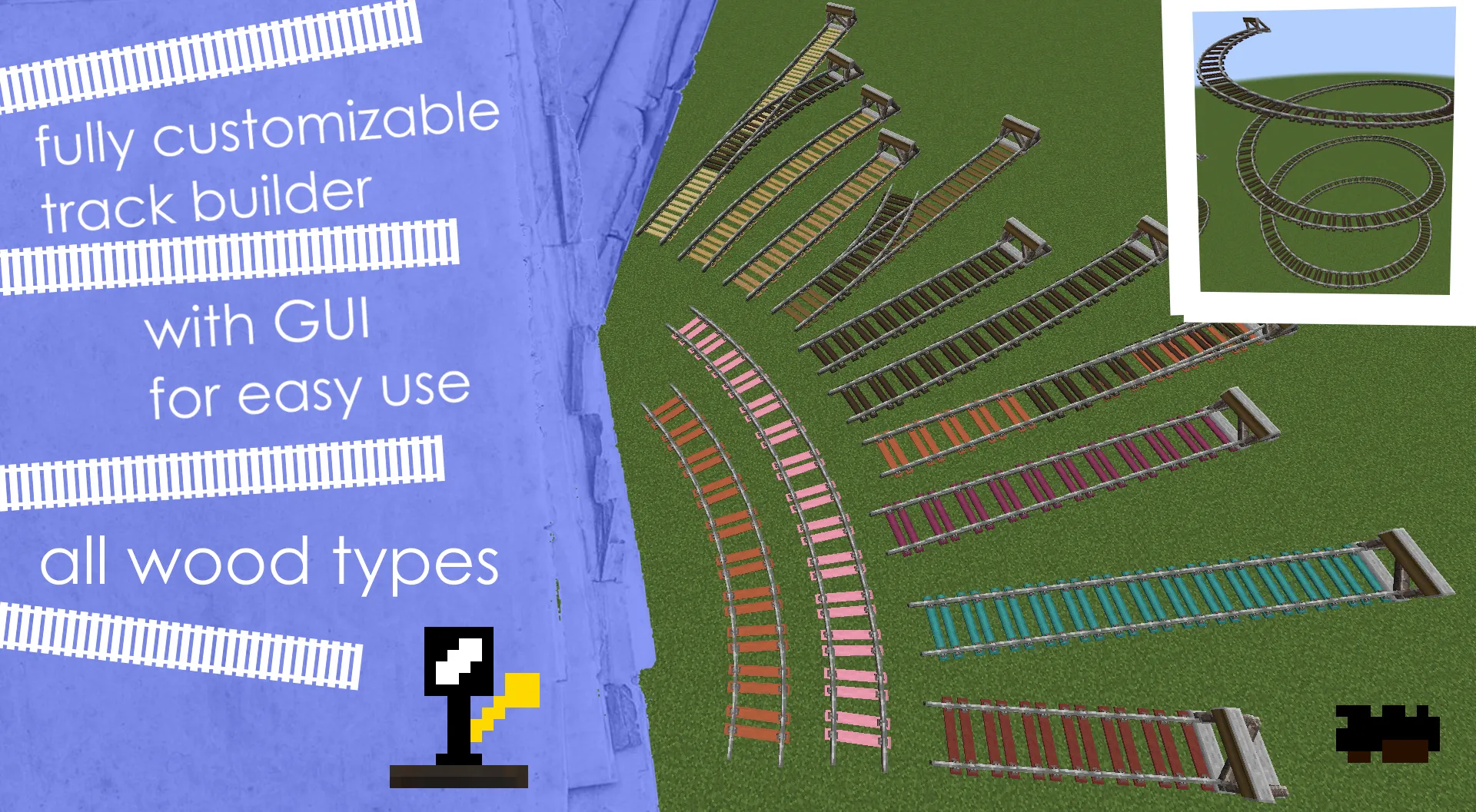 customTRAIN, Моды, Minecraft
