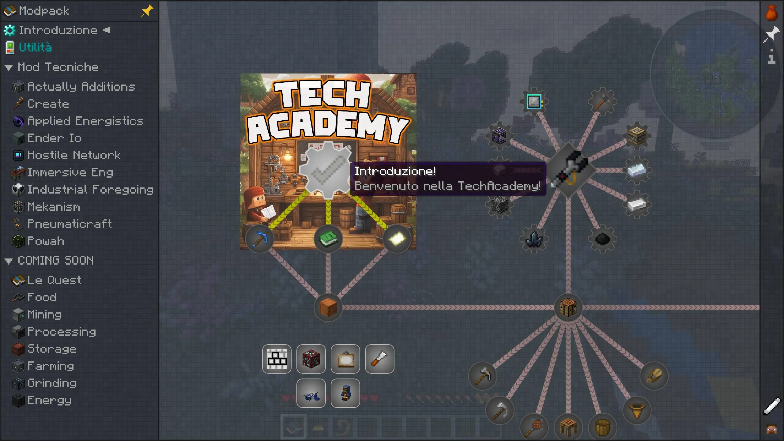 TechAcademy, Модпаки, Minecraft