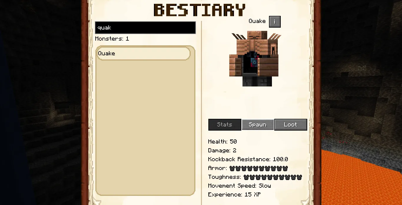 Modestiary, Дата-паки, Minecraft