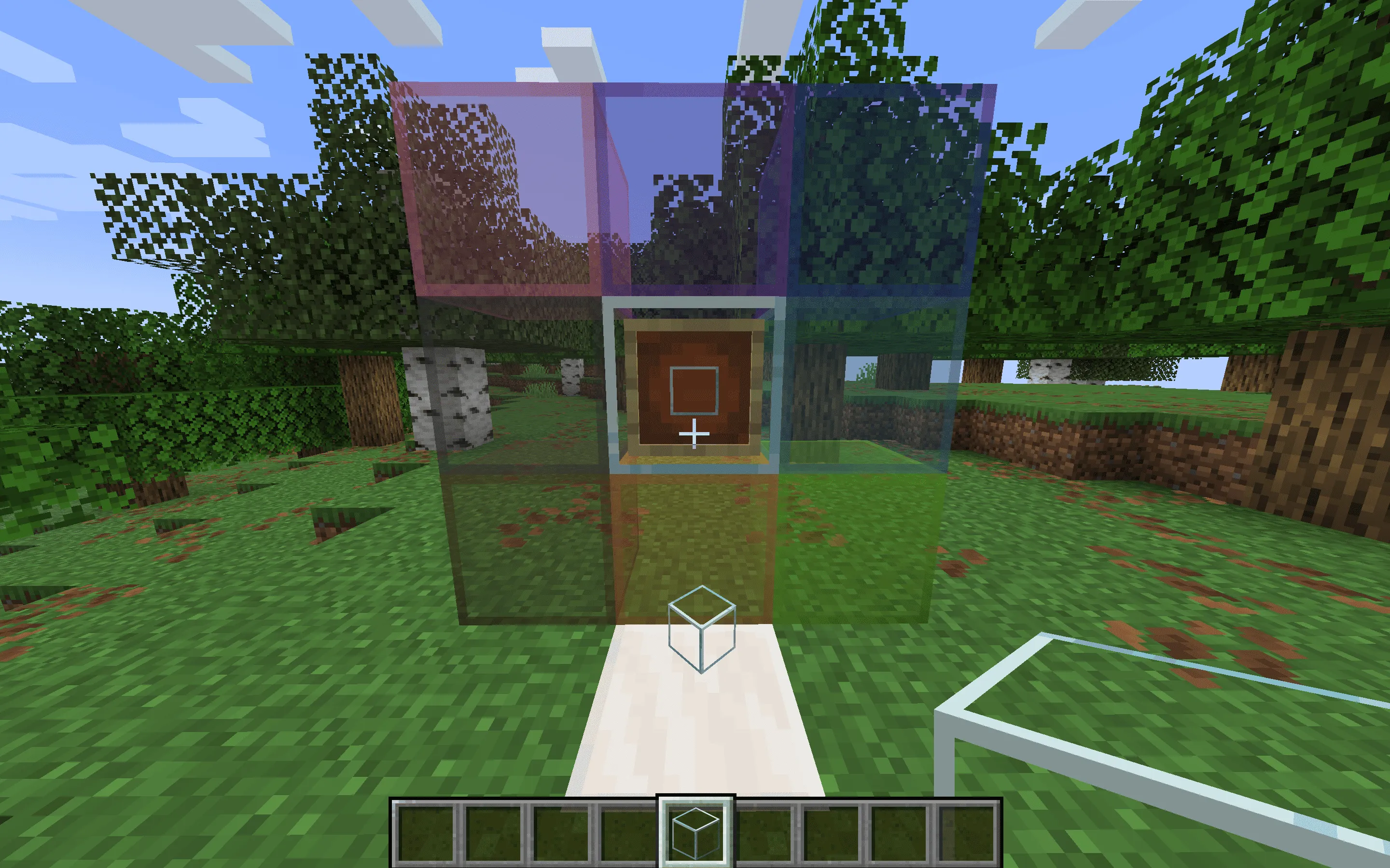 Clean Glass & Clear Tinted Glass, Текстуры, Minecraft