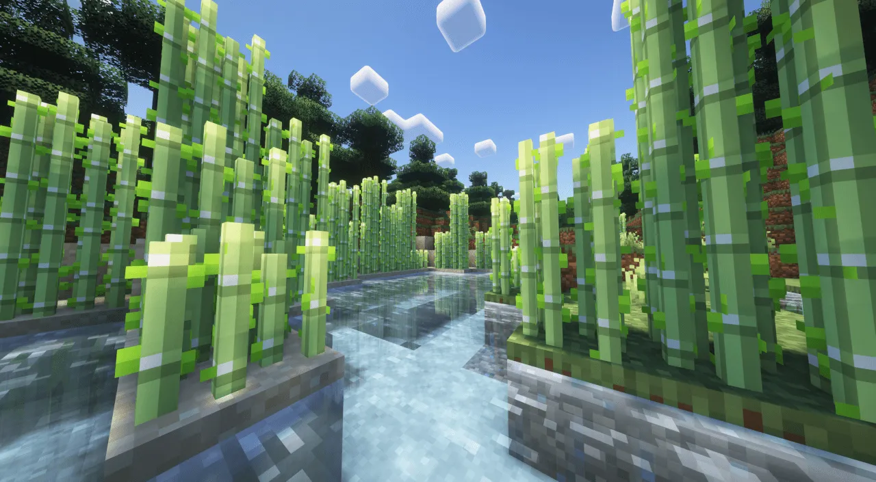 Undopia 3D Sugar Cane — скриншот 1 (Текстуры, Minecraft)