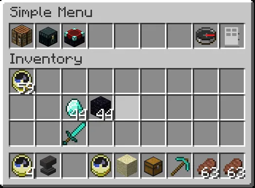 Rappet's Simple Menu — скриншот 4 (Плагины, Minecraft)