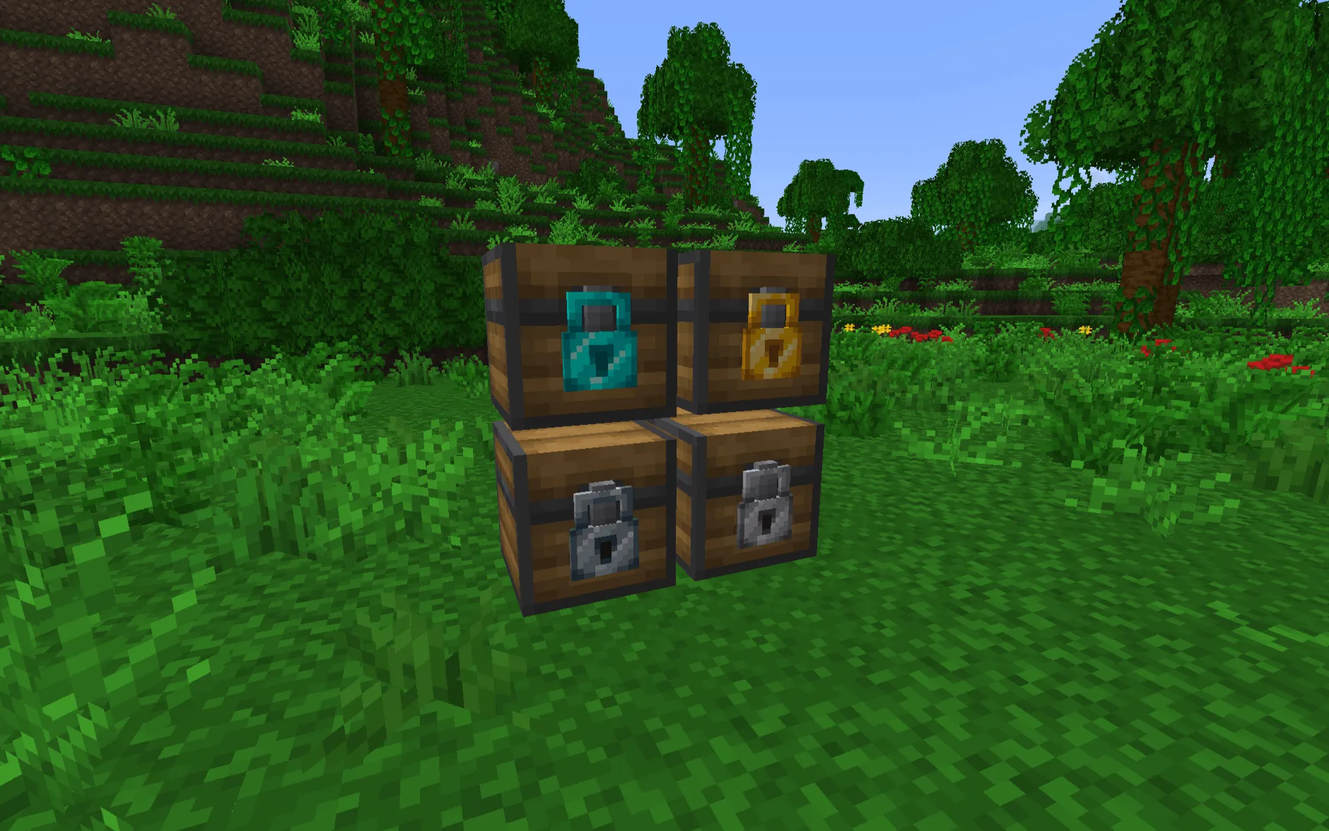 Locks Retextures — скриншот 3 (Текстуры, Minecraft)