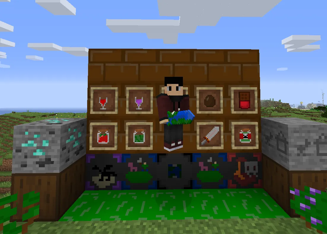 Vanilla Bits — скриншот 1 (Моды, Minecraft)