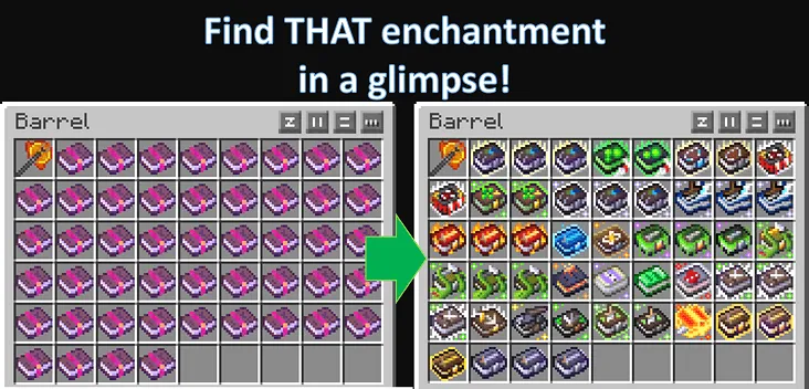 RL Enchanted Books, Текстуры, Minecraft