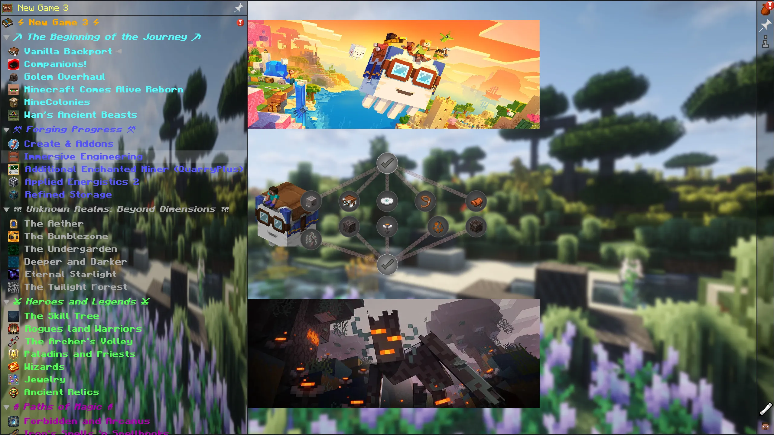 New Game 3 - Immersive RPG Adventures & RPG Quests , Модпаки, Minecraft