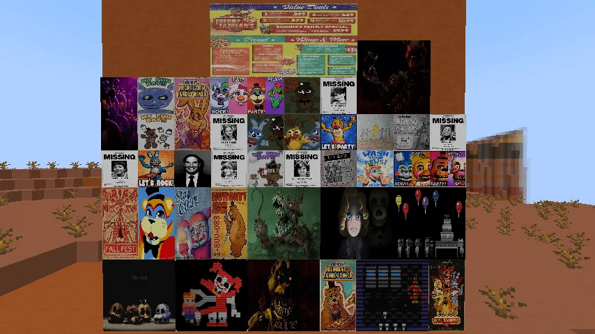 FNaF In a Frame, Моды, Minecraft