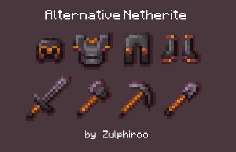 Alternative Netherite, Текстуры, Minecraft