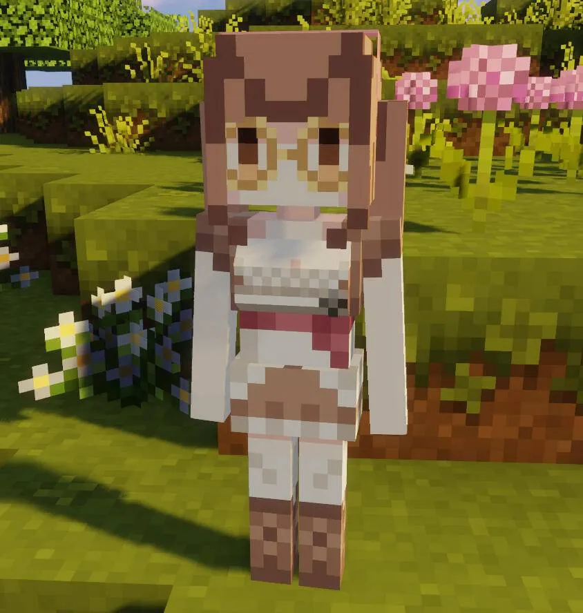 Melody's Cute Girl Villagers — скриншот 10 (Текстуры, Minecraft)