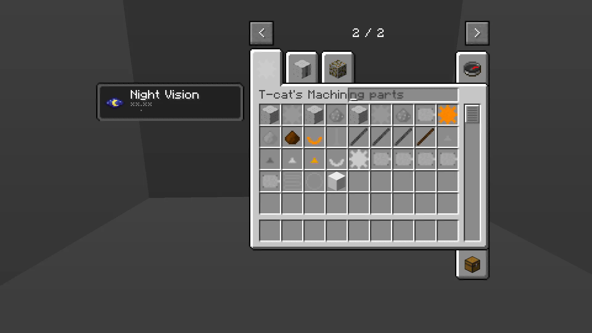 T-cat's machine thinking (TMF), Моды, Minecraft