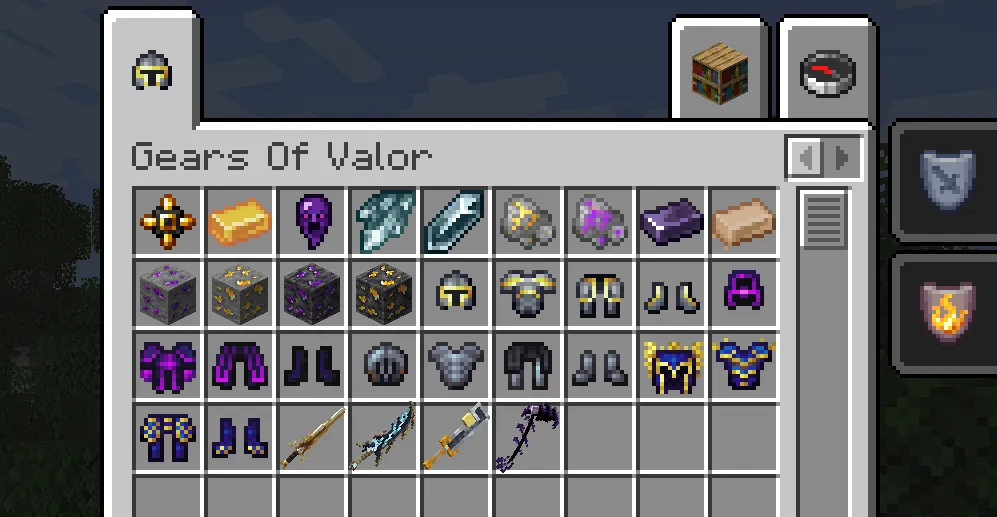 Gears Of Valor, Моды, Minecraft