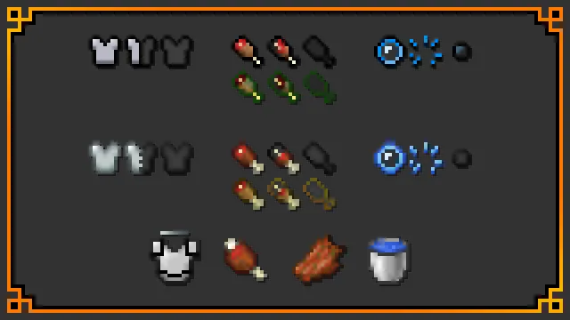 Recolored Survival Bars (RSB), Текстуры, Minecraft