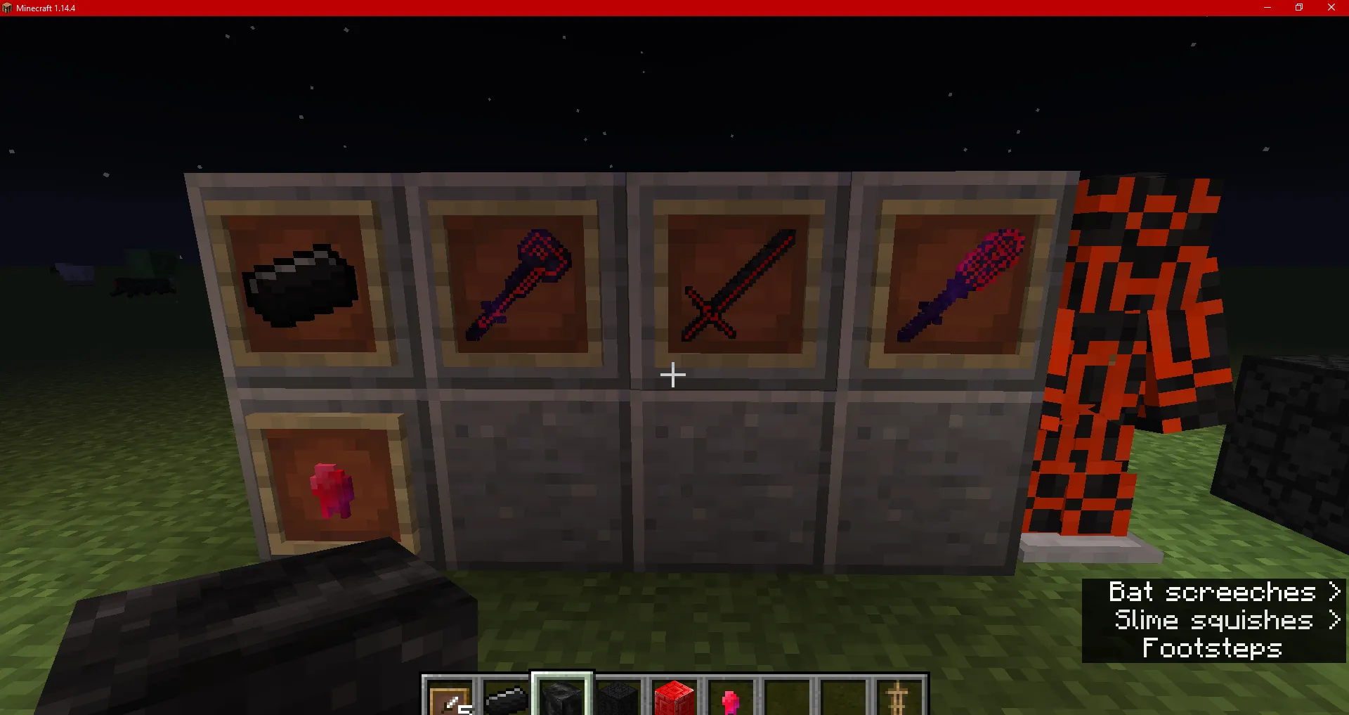 Kabuto's armor series 2; netherrealm tools, Моды, Minecraft