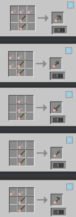 ManyThings, Моды, Minecraft