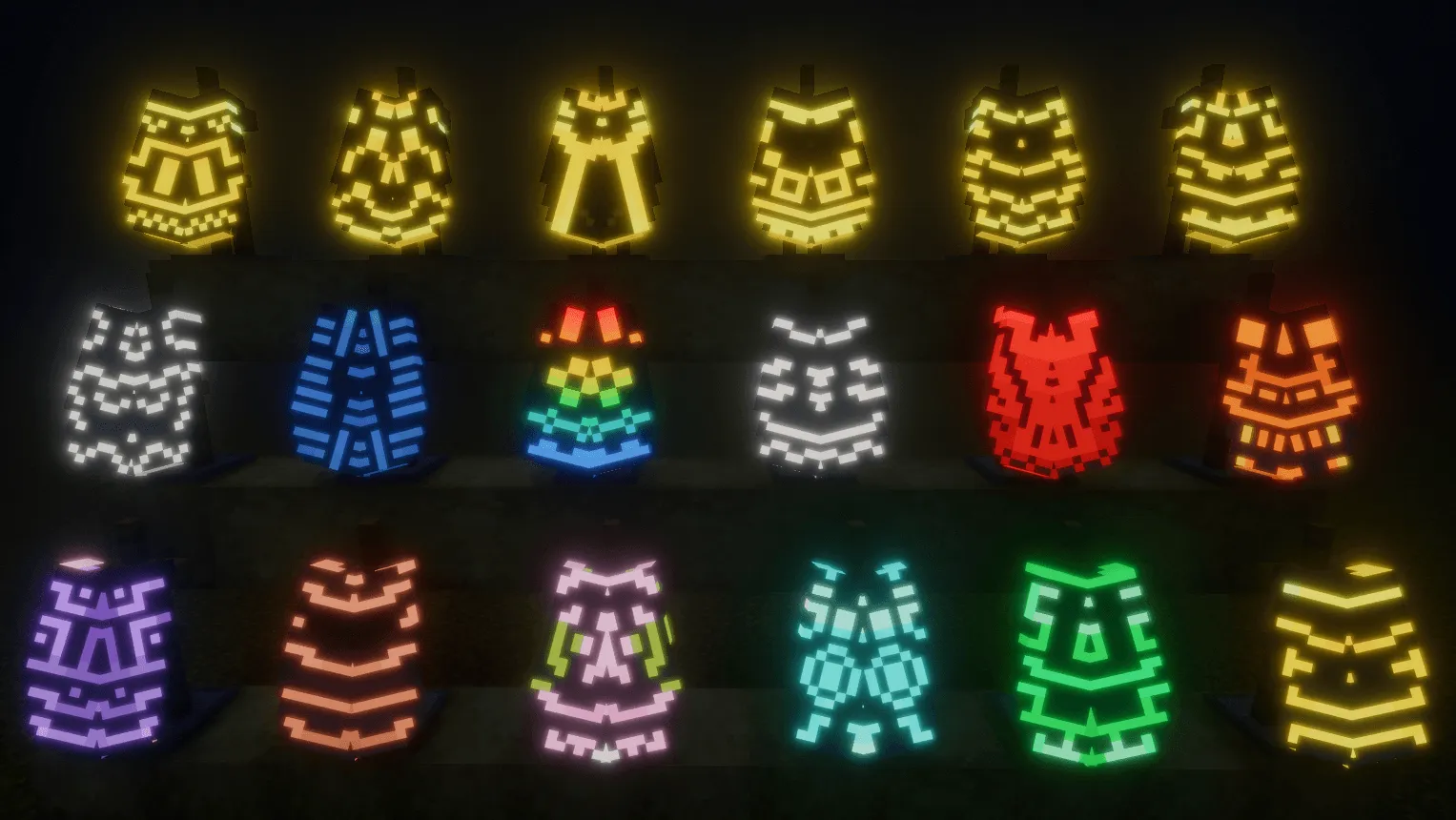Glowing Trim Ultimate — скриншот 5 (Текстуры, Minecraft)