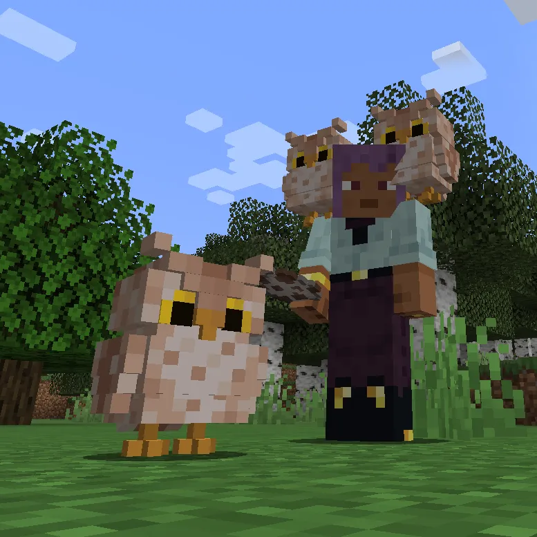Animal Garden - Owl — скриншот 3 (Моды, Minecraft)