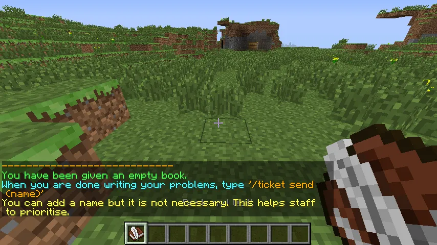 Book Ticket — скриншот 3 (Плагины, Minecraft)
