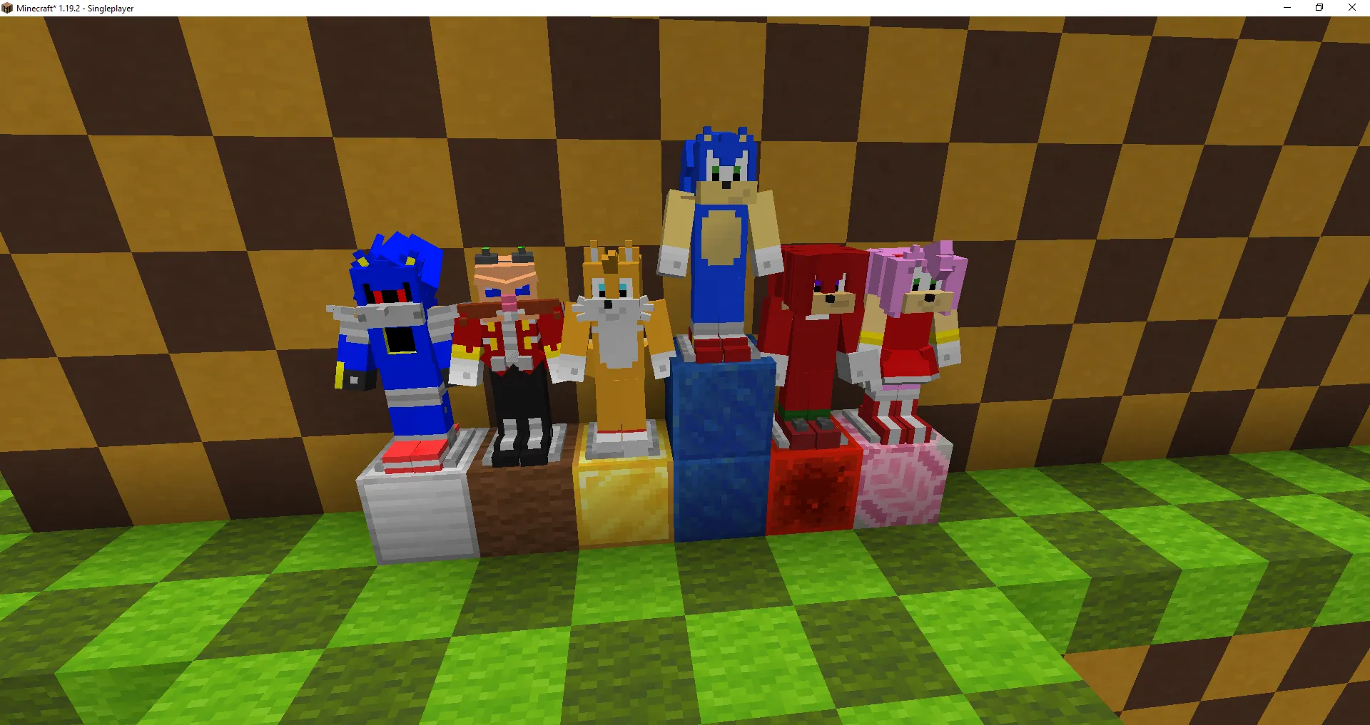 Sonic The Crafter, Моды, Minecraft