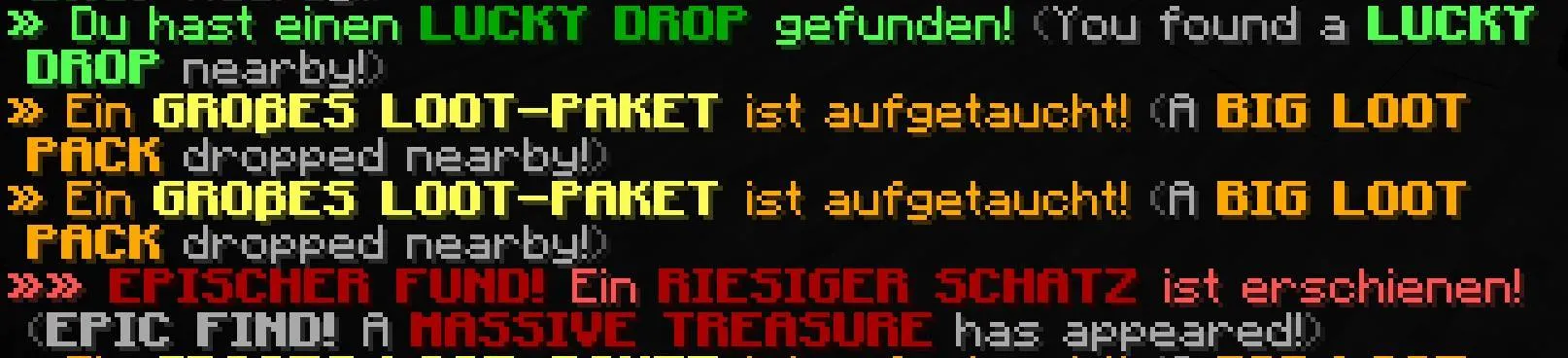Lucky Drops 1% (easy,normal,hard) — скриншот 1 (Моды, Minecraft)