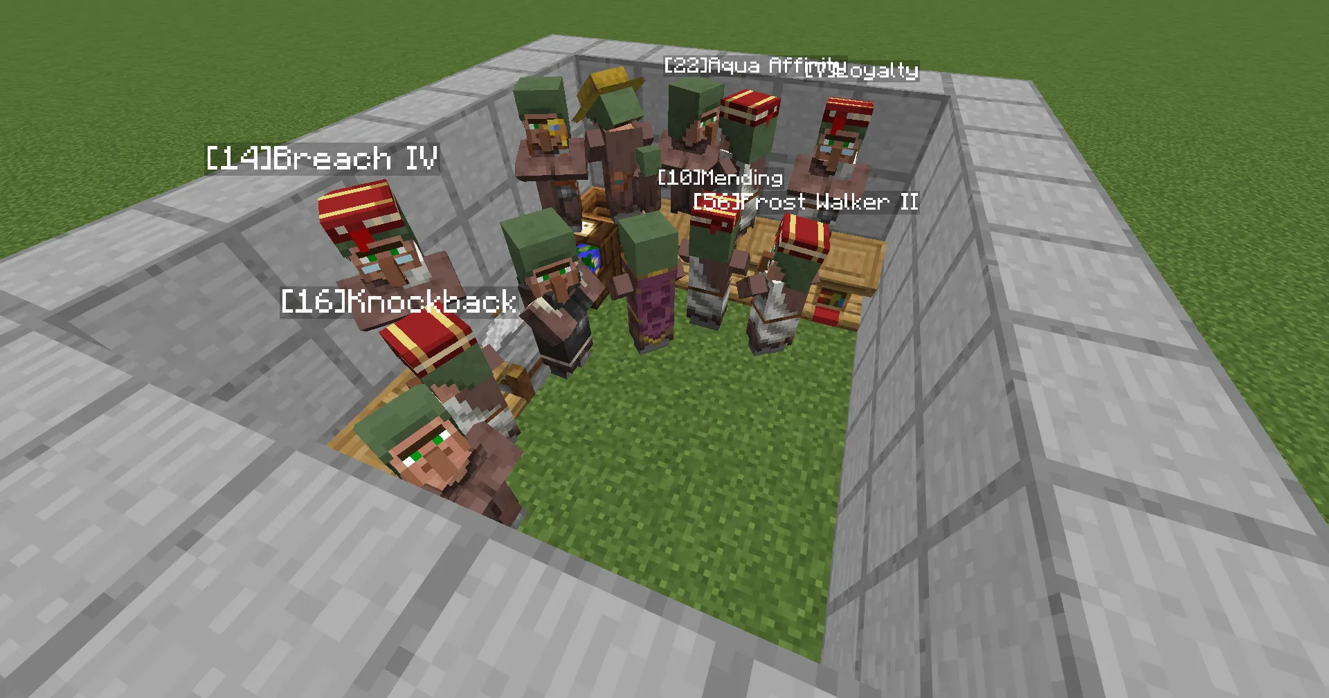 Who has Mending? — скриншот 2 (Моды, Minecraft)