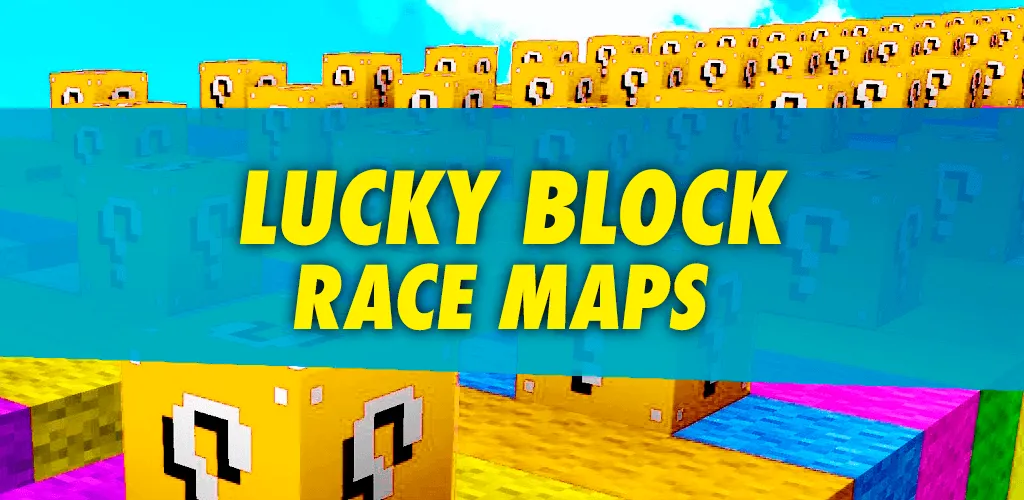 Lucky Block Race PVP, Карты, Minecraft