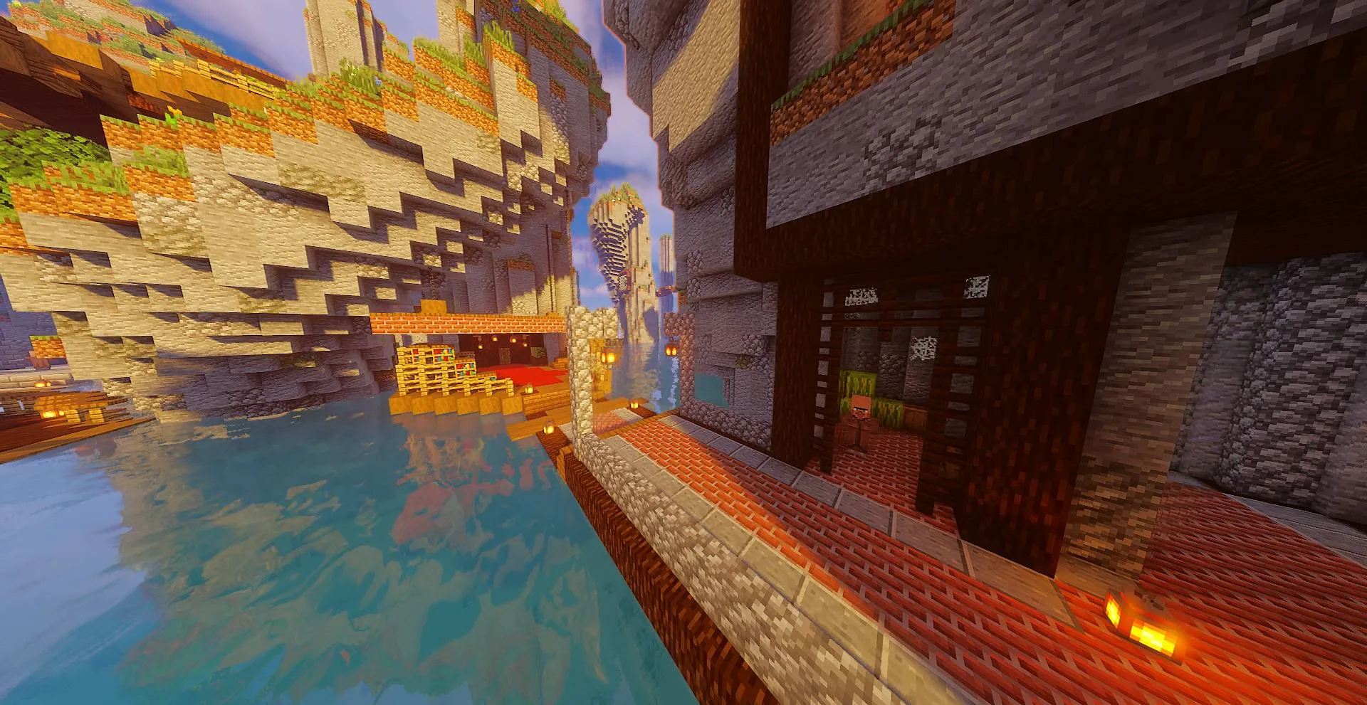 Lios Spiral Tower Villages — скриншот 4 (Моды, Minecraft)