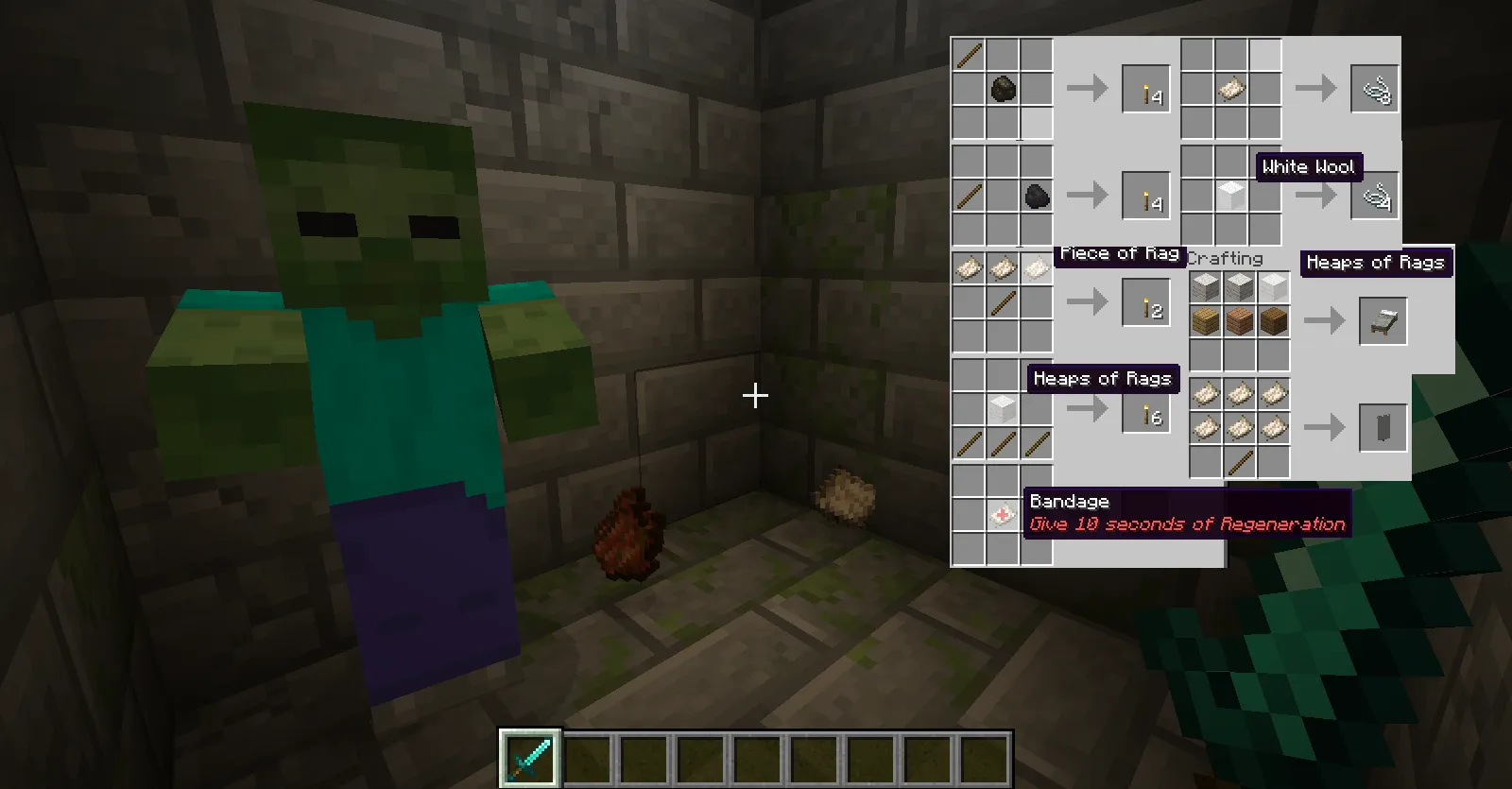 Piece of Rag, Моды, Minecraft
