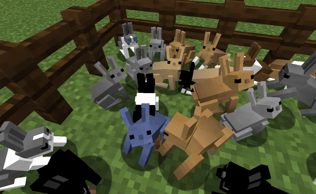 Bunny Variants With Better Eyes, Текстуры, Minecraft