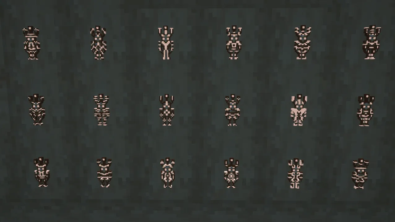 Glowing Trim Totem, Текстуры, Minecraft