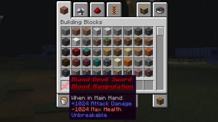 Blood Devil Sword — скриншот 4 (Текстуры, Minecraft)