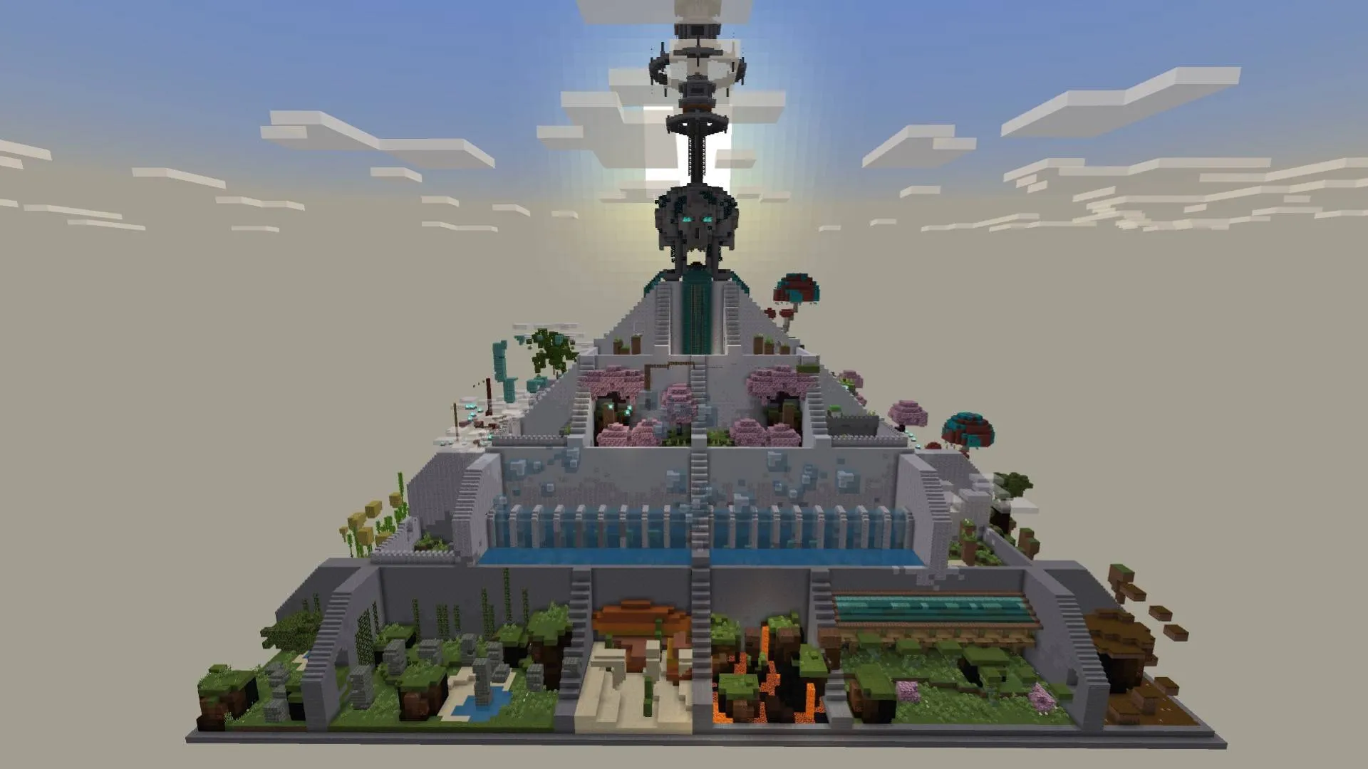 Pyramid Parkour, Карты, Minecraft