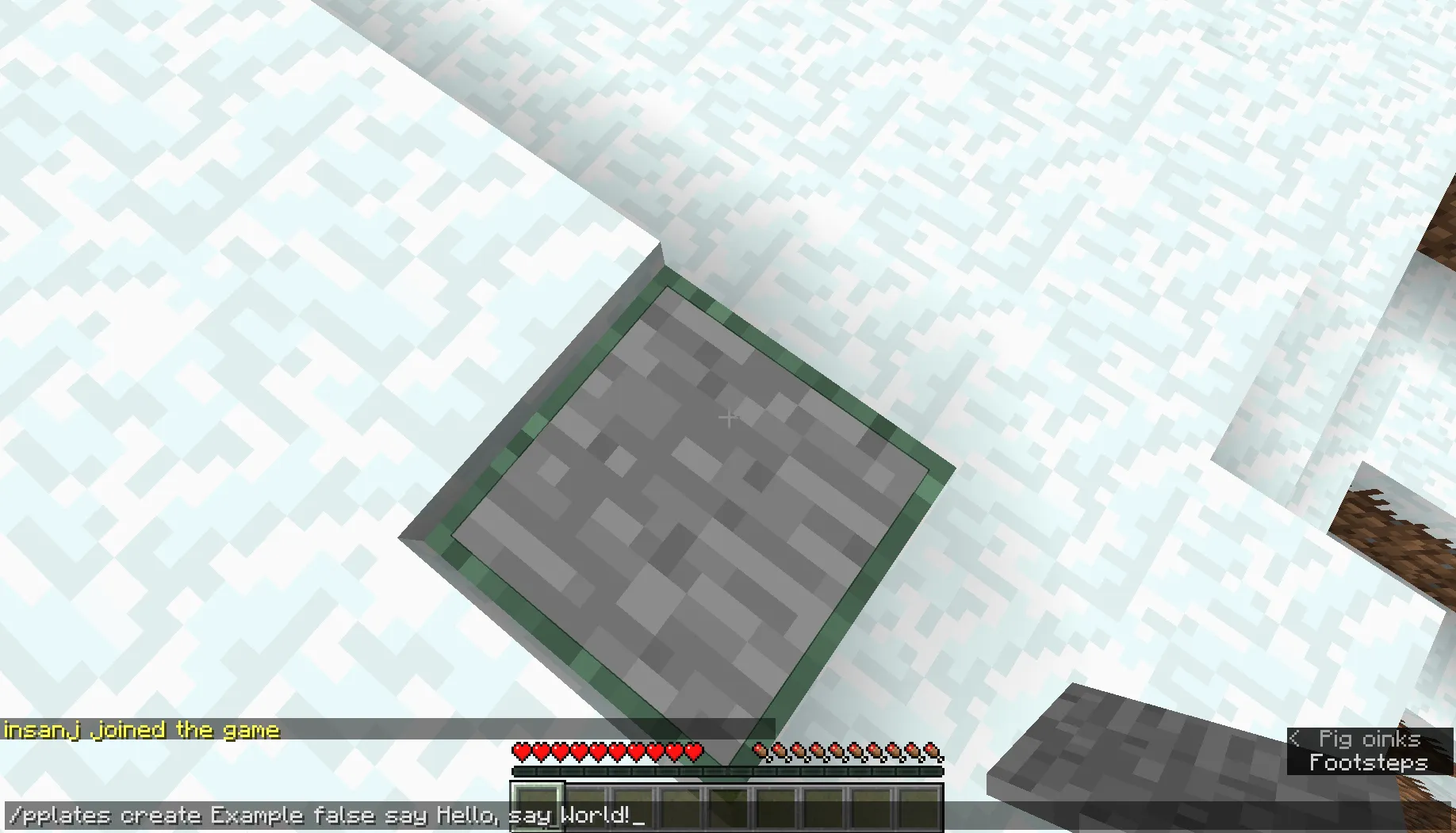 CommandPlates — скриншот 3 (Плагины, Minecraft)