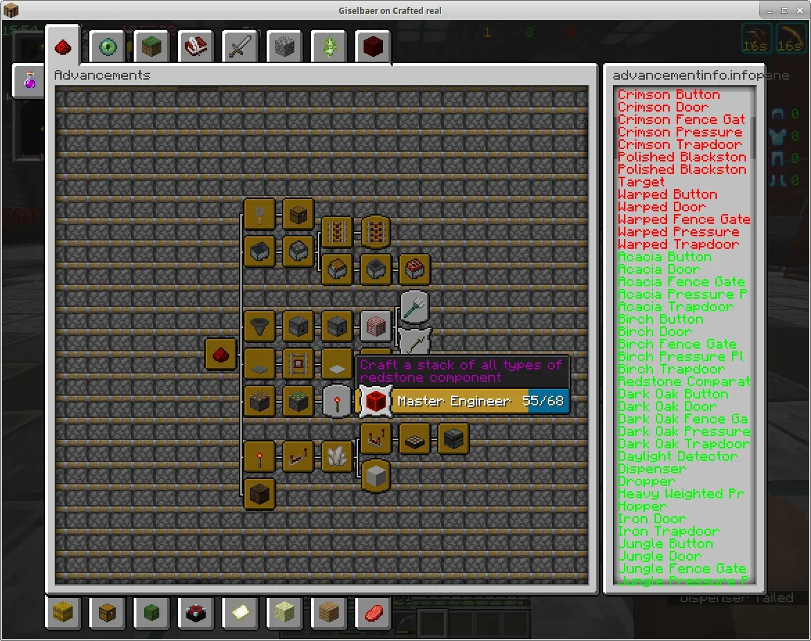 AdvancementInfo - Community Updated — скриншот 2 (Моды, Minecraft)