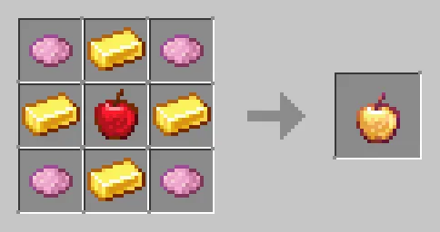 Recipe for The Enchanted Golden Apple — скриншот 1 (Моды, Minecraft)