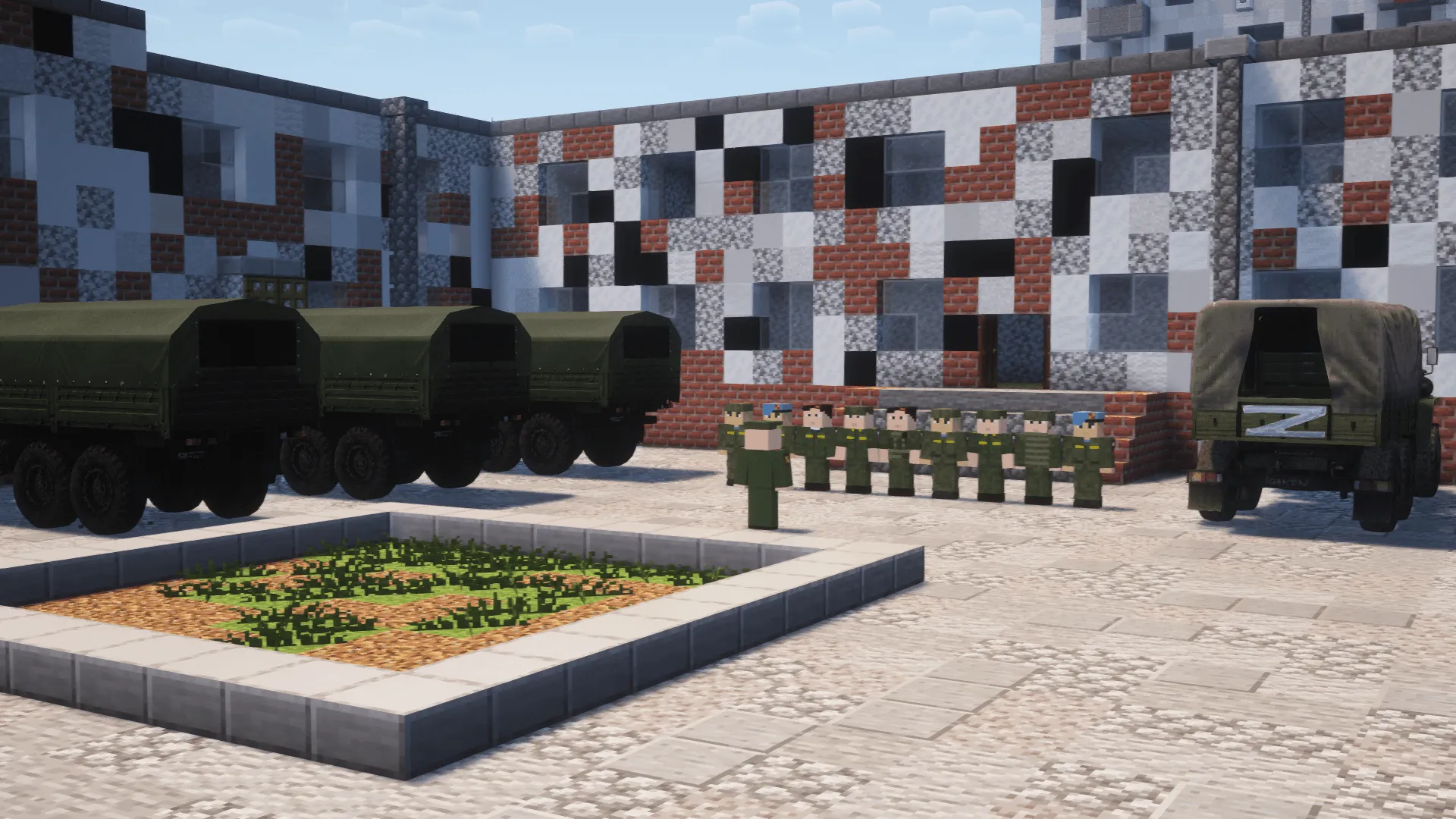 Russian Armed Forces [Immersive Vehicles/IV/MTS] Military Vehicles — скриншот 1 (Моды, Minecraft)