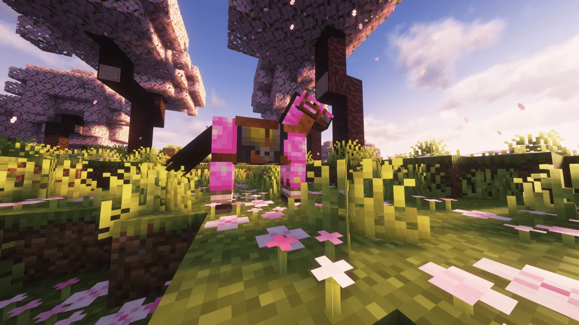 Pink Diamonds Texture Pack — скриншот 3 (Текстуры, Minecraft)