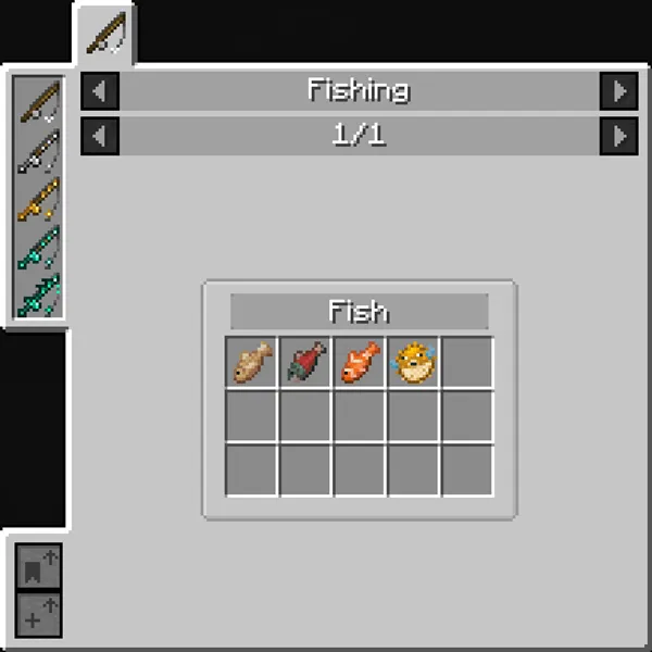 Just Enough Fishing (JEF) — скриншот 3 (Моды, Minecraft)