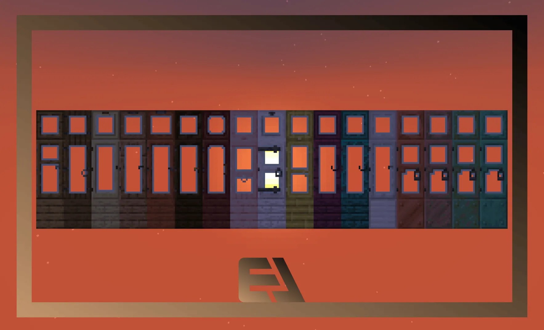 Glassy Doors and Trapdoors — скриншот 1 (Текстуры, Minecraft)