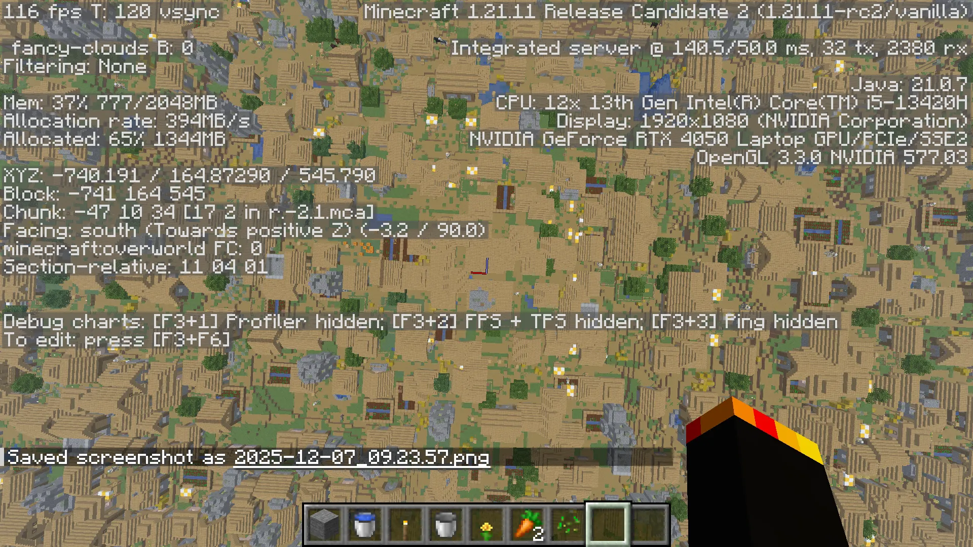 Villages everywhere datapack — скриншот 1 (Дата-паки, Minecraft)