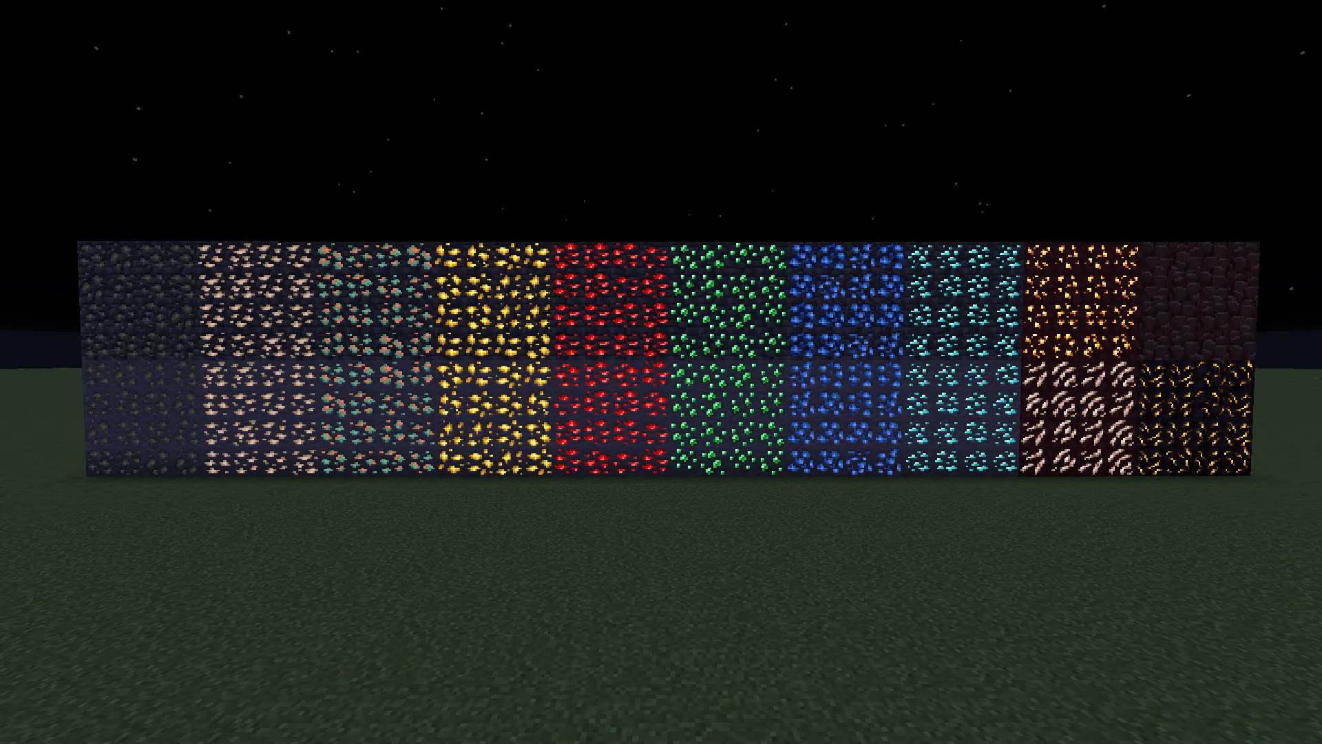 Variated ores, Текстуры, Minecraft