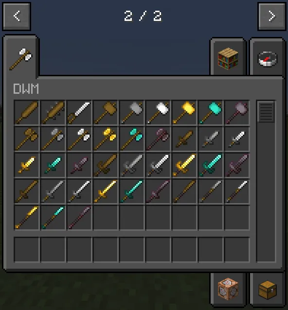 Diff's Weapons, Моды, Minecraft