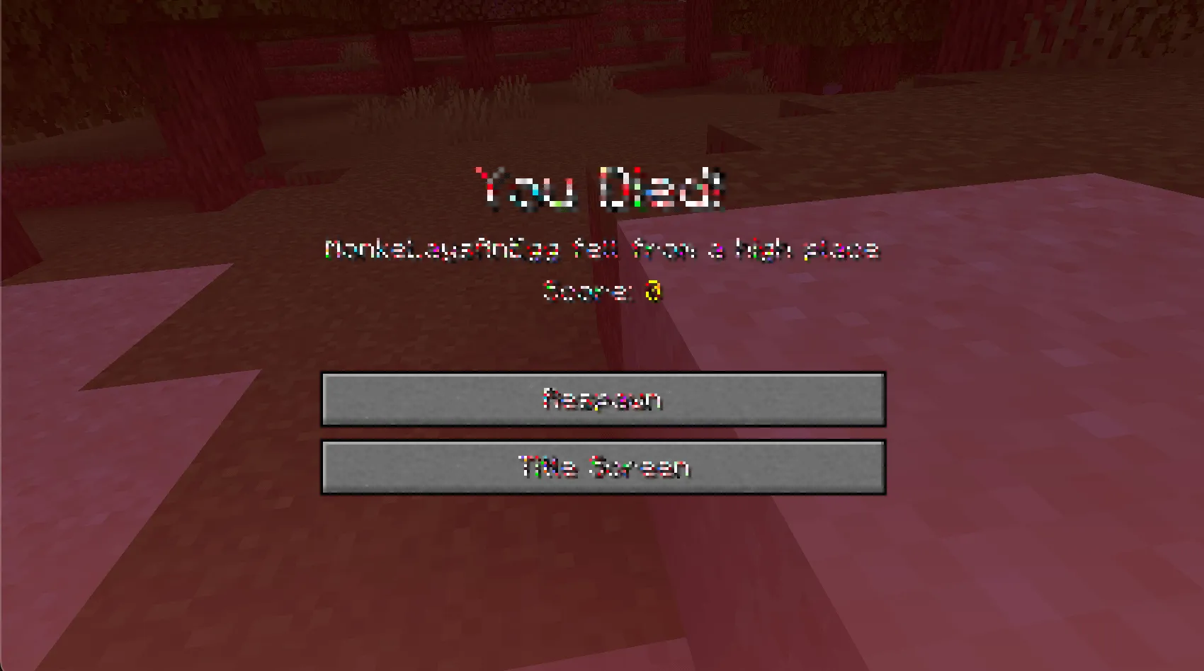 Glitchy font — скриншот 1 (Текстуры, Minecraft)