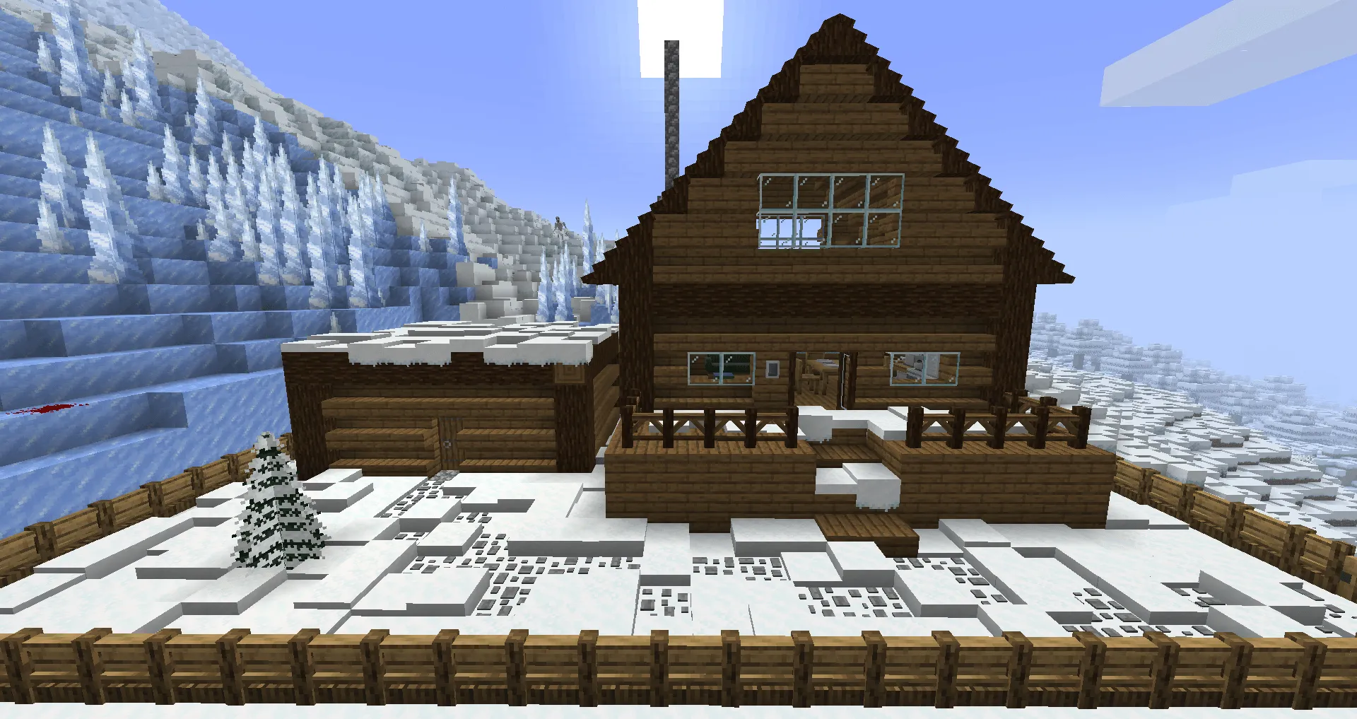 Mountains of Madness - A Terrifying Horror Experiance — скриншот 8 (Модпаки, Minecraft)